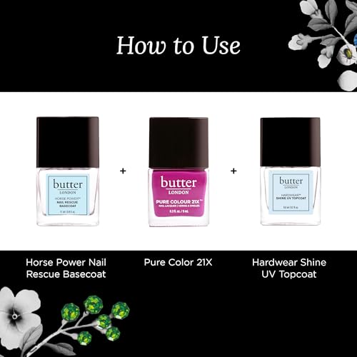 butter LONDON Pure Color 21X Nail Lacquer - Fast-Drying Chip-Resistant Polish