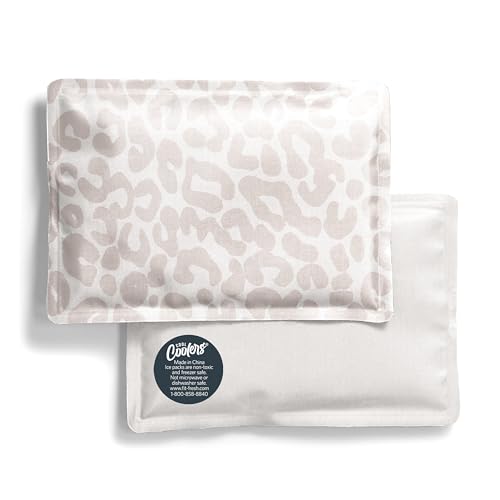 Fit & Fresh Soft Ice Packs for Lunch Bags, 2-Pack - Reusable & Flexible