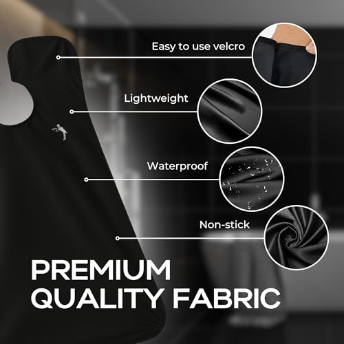 Beard Apron Hair Catcher for Men – Shaving Apron with Travel Case