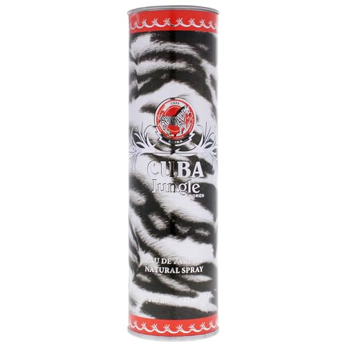 Cuba Jungle Zebra for Women Eau de Parfum Spray, 3.3 oz