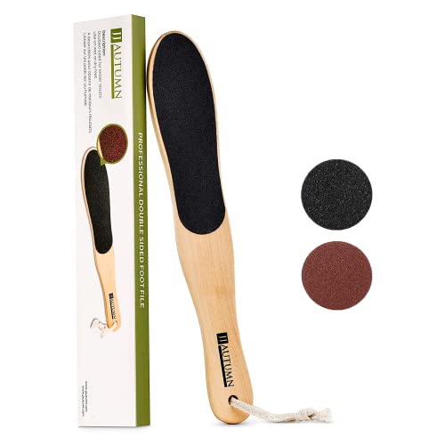 Professional Foot Rasp & Callus Remover - Spa Quality Wooden Pedicure Tool