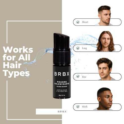 BRBX Volumizing Hair Powder for Men - Instant Texture & Matte Finish