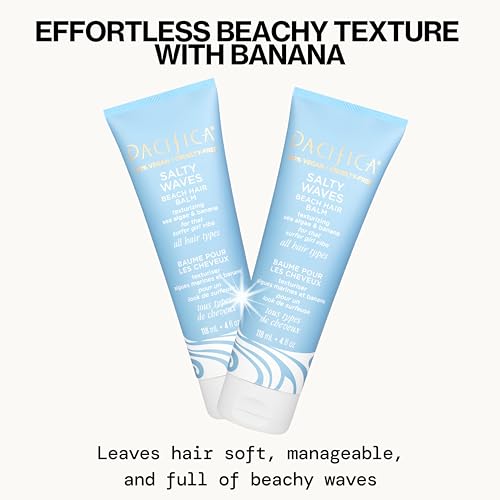 Pacifica Salty Waves Beach Hair Balm - 4 oz All-in-One Styling