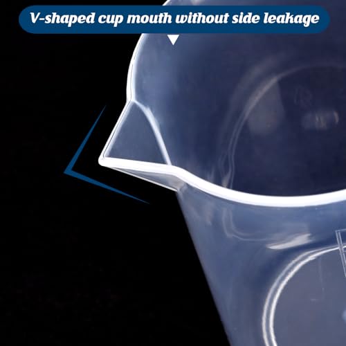 100ml Plastic Measuring Cups Set of 15 for Liquid Measurement