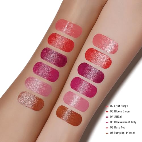 Oulac Pumpkin Please! Lipstain & Blush Duo, Moisturising Vegan Lip Balm & Cheek Tint