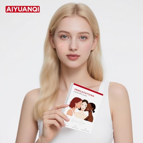 AIYUANQI Large & Small Pimple Patches 180ct with Salicylic Acid & Tea Tree, Hydrocolloid Acne Patches for Spot Concealment
