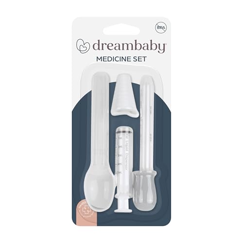 Dreambaby Baby Medicine Set - Blue/Clear, 1 Set, Reusable Plastic