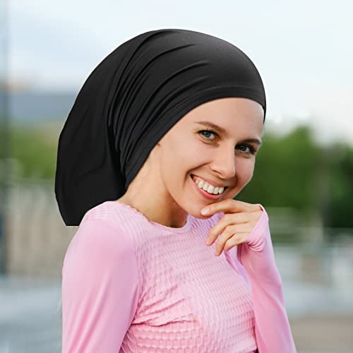Tarpop Dreadlock Caps for Men & Women - 6 Pack Jumbo Night Bonnets
