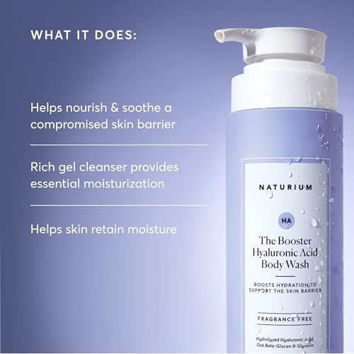 Naturium The Booster Hyaluronic Acid Body Wash, 16.9 Fl Oz - Hydrating & Moisturizing