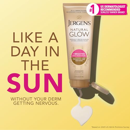 Jergens Natural Glow Daily Moisturizer Self Tanner, 7.5 Oz