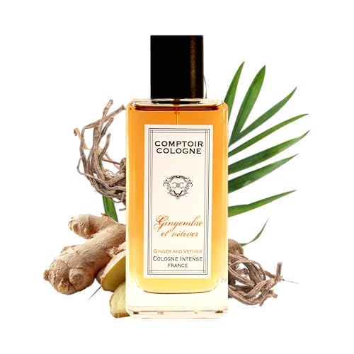 Ginger and Vetiver Intense Men's Cologne - Long-Lasting 3.3 oz