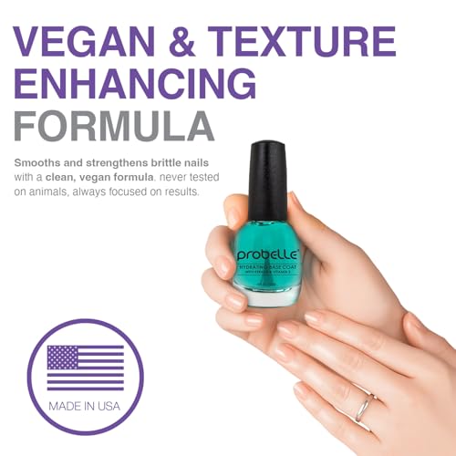 Probelle Hydrating Base Coat for Dry & Brittle Nails - Nourishing Formula