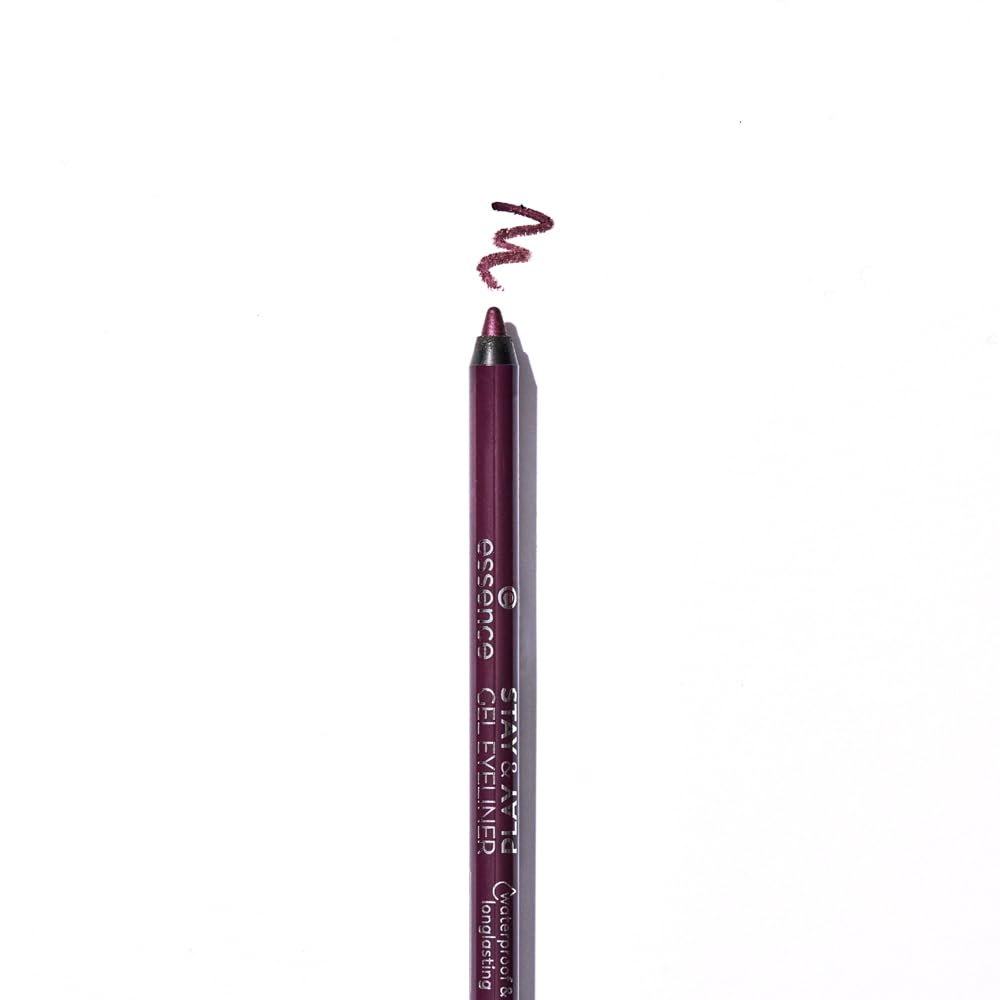 Stay & Play Gel Eyeliner - Waterproof, Long-Lasting Formula | Super Soft Texture | Vegan (05 Verry Berry)