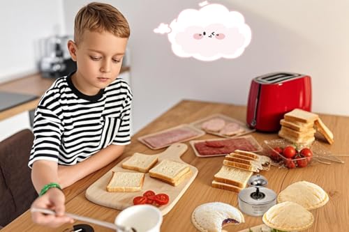 IELEK Sandwich Cutter and Sealer for Kids - Crustless Fun Lunches