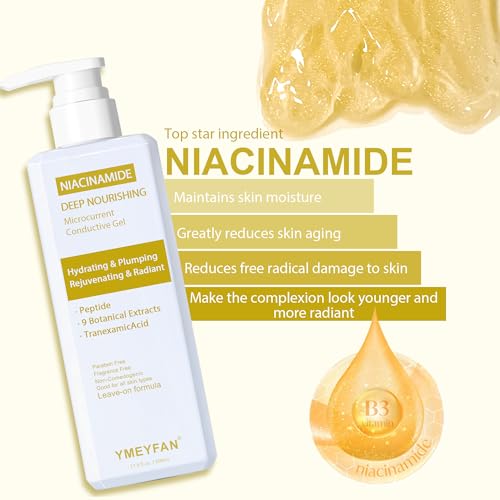 500ML Niacinamide Peptide Conductive Gel Primer for Facial Devices