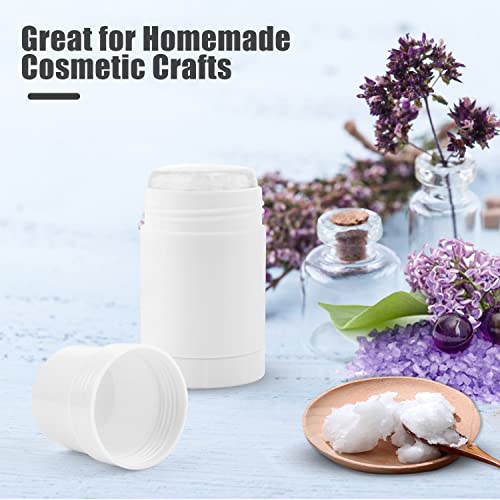 6 Pack 30ml Plastic Twist-Up Deodorant Containers for DIY Cosmetics