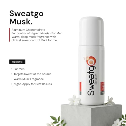 Salvia Sweatgo Clinical Strength Antiperspirant Roll-On for Men - 60ml