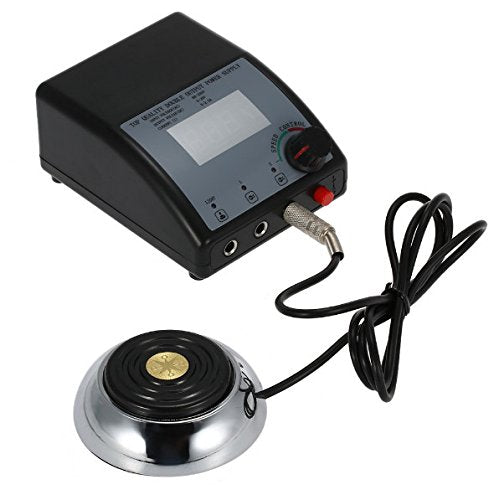 Professional Stainless Steel Tattoo Foot Pedal with 5 ft Cord