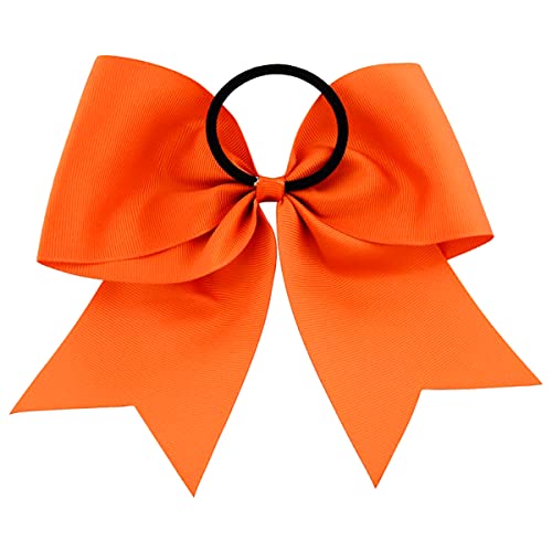 20PCS 8" Cheer Bows for Girls - Grosgrain Ribbon Ponytail Holders