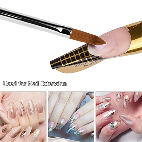 BQAN Kolinsky Acrylic Nail Brush Size 4 for 3D Nail Art