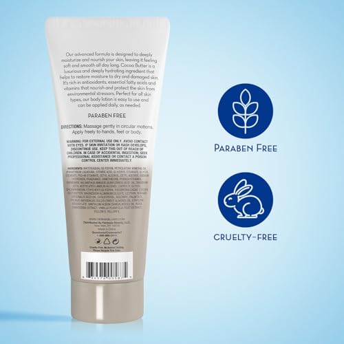 Dermasil Cocoa Butter Body Lotion 5-Pack - 8 Oz Each, Fast-Absorbing
