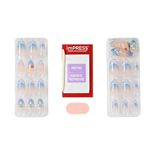 imPRESS No Glue Press On Nails 'Amerie' - Almond Shape, 30 Nails