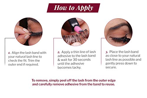 Ardell Extension FX D-Curl False Eyelashes - Eye Widening Lashes, 4 Pack