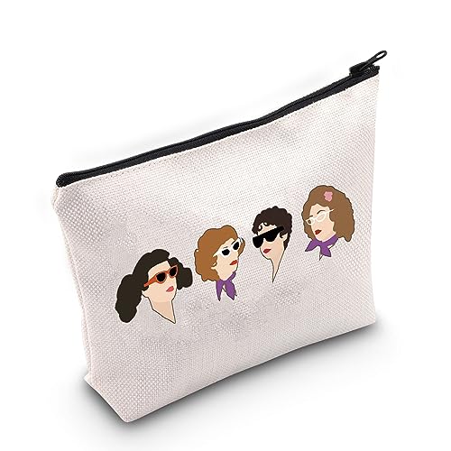 Musical Theater Canvas Makeup Bag - Durable Cosmetic Organizer for Fans