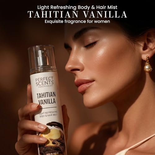 Instyle Fragrances Tahitian Vanilla Body & Hair Mist - 8 Fl Oz