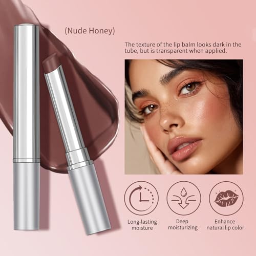 BAISEN DIARY Honey Lipstick Tinted Lip Balm - Hydrating Sheer Color