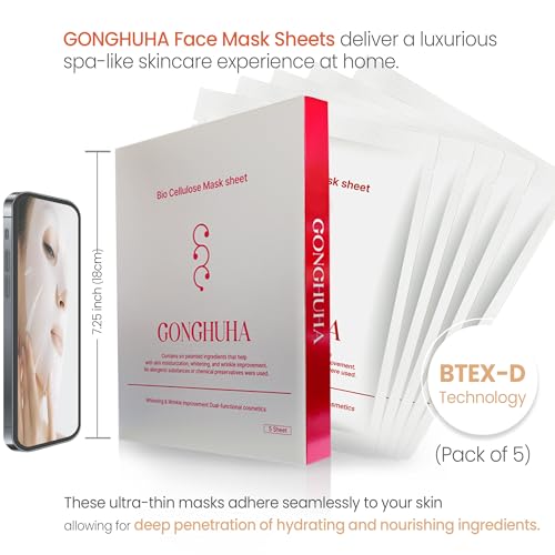 White Red Ginseng Bio Cellulose Face Mask - Hydrating & Soothing