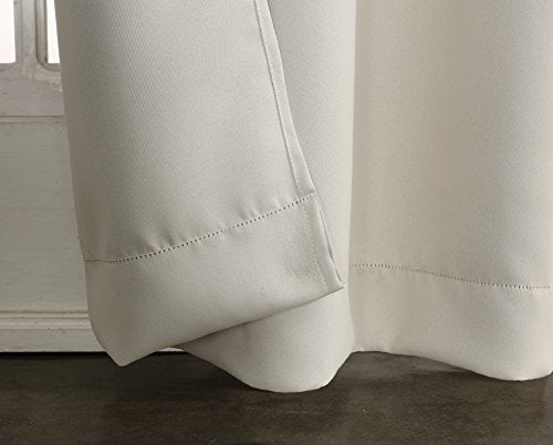 Sun Zero Easton Blackout Curtain Panel, 40" x 84", Energy Saving
