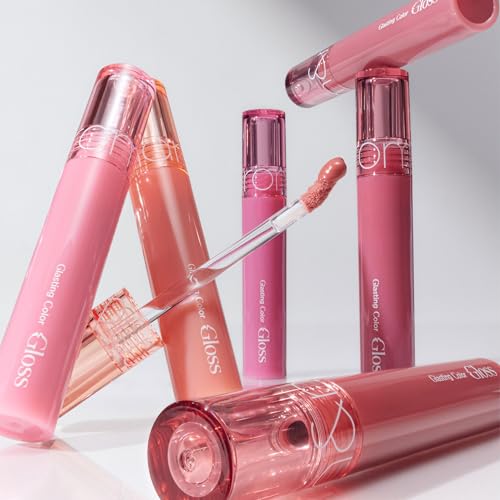 rom&nd Glasting Color Gloss | Plumping Lip Oil in Peony Ballet