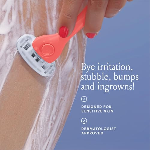 Billie Women's Razor Set - 5 Blade with Magnetic Holder & Aloe