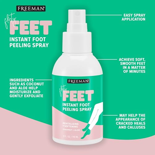 Freeman Foot Peel & Hydrating Mask Set for Tired Feet - 3 Pack