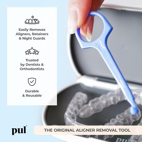 PUL Aligner Removal Tool - 3 Pack Retainer Hook for Clear Aligners & Trays