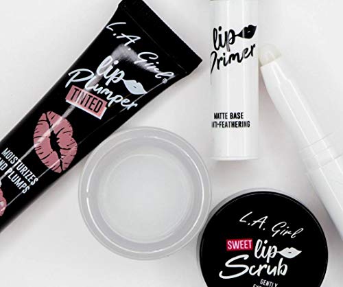 L.A. Girl Clear Lip Primer, Pack of 2 - Matte Base Formula