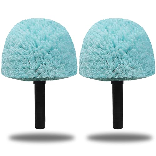 Cyan Cobweb Duster Head Brush - Twist-On Spider Web Remover Tool