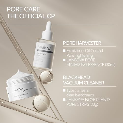 LANBENA Pore Minimizer Serum for Face, Shrinks Enlarged Pores, Oil Control & Moisturizing, 30ML - Variation: Pore Minimizing Serum