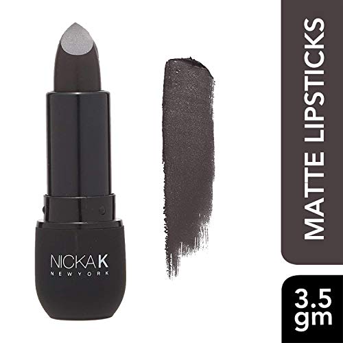 Nicka K Vivid Matte Lipstick NMS07 Black - 1 Pack of 1