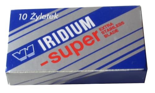Wizamet Super Iridium Double Edge Razor Blades Pack of 100 | 50 Count-2
