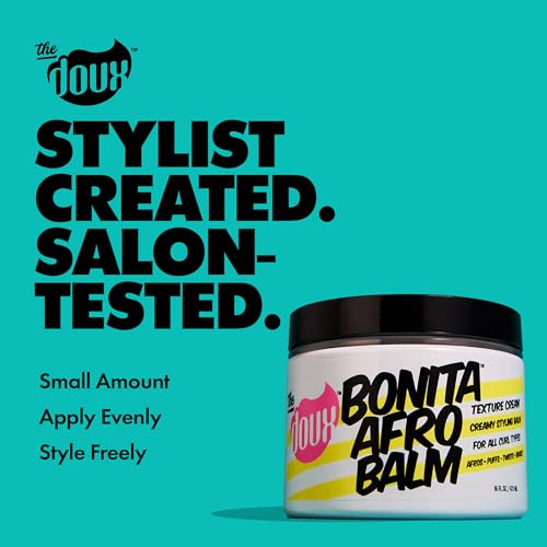 The Doux BONITA AFRO BALM Curl Cream - Twist & Braid Moisturizer, 8 oz