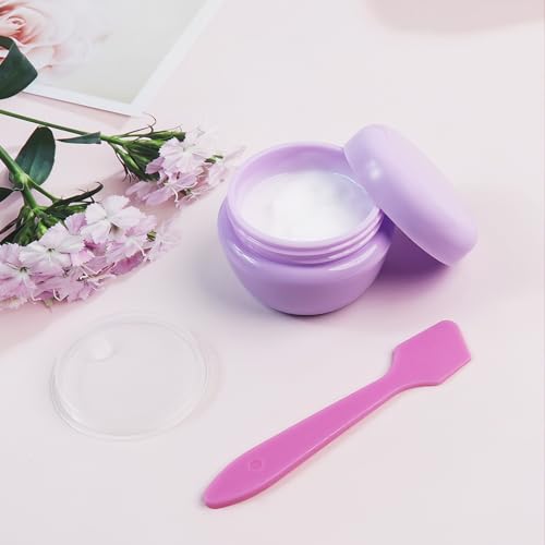 GAQWOK 6-Pack 20ml Travel Containers for Creams & Lotions
