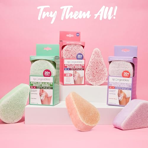Spongeables Pedi Scrub Foot Exfoliating Wash Sponge Set - 2 Count