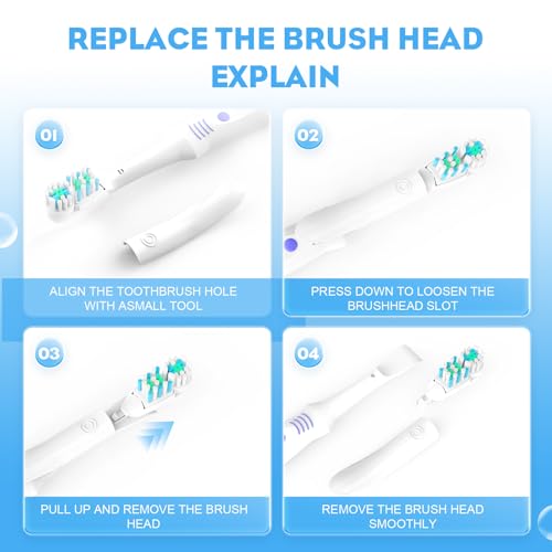 8-Pack Replacement Toothbrush Heads for Oral-B Electric Toothbrushes