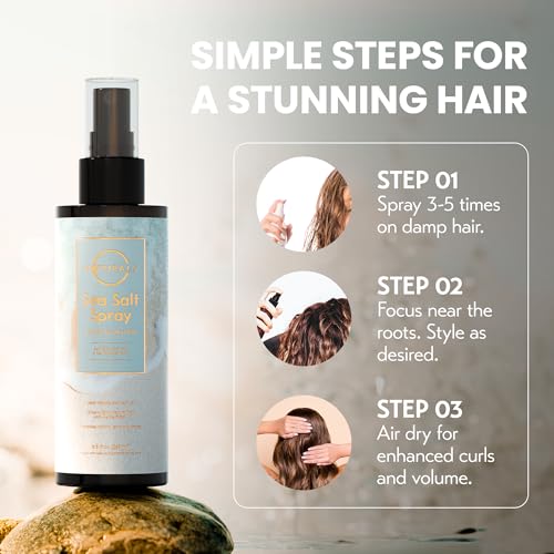 O Naturals Sea Salt Spray for Men - Texturizing Hair Spray, 8 oz
