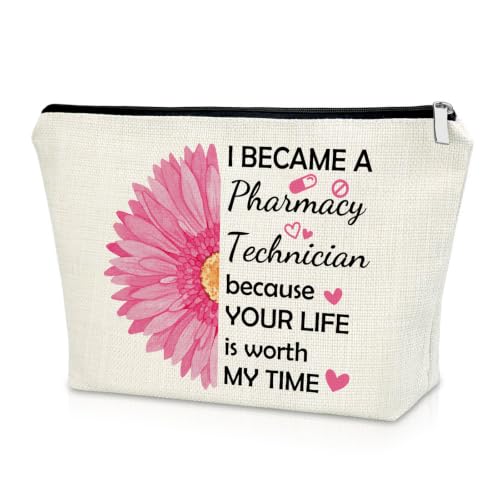 Pharmacist Makeup Bag for Women – Pharmacy Technician Gifts by Sazuwu