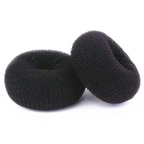 TwistyTieLB 2PCS Large Hair Donut Bun Maker Set - 3.5 Inch
