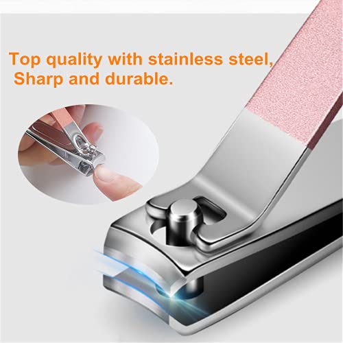 QURIPE 7-Piece Stainless Steel Manicure Set - Portable Travel Kit