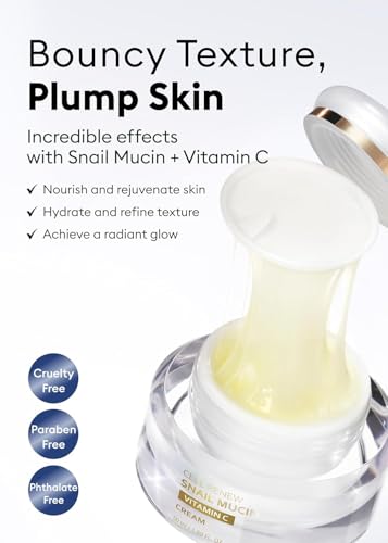 MISSHA Cell Renew Snail Mucin Vitamin C Cream - 1.69 oz Moisturizer